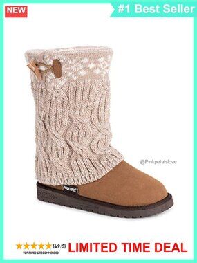 Cheryl Cuff Faux Suede Fur Lined Ankle Boots Water Resistant